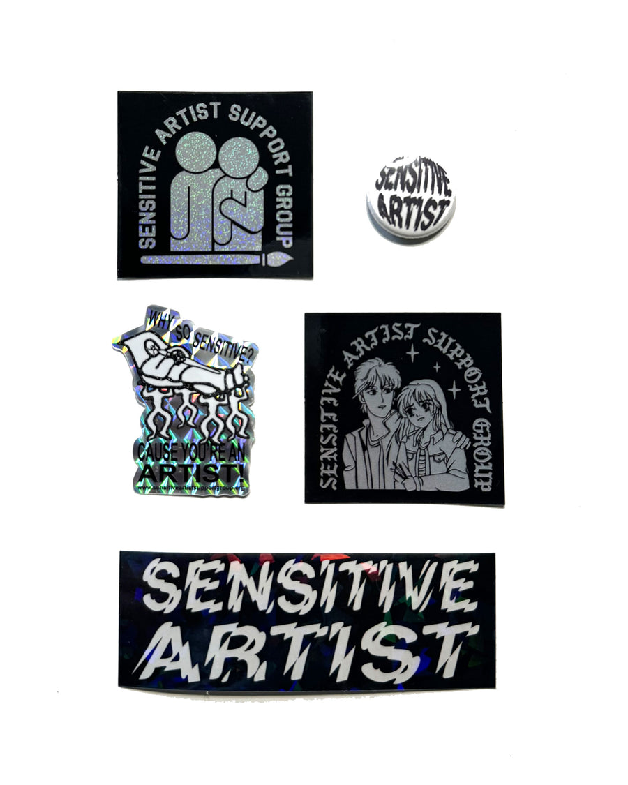 Sensitive Artist Sticker Pack