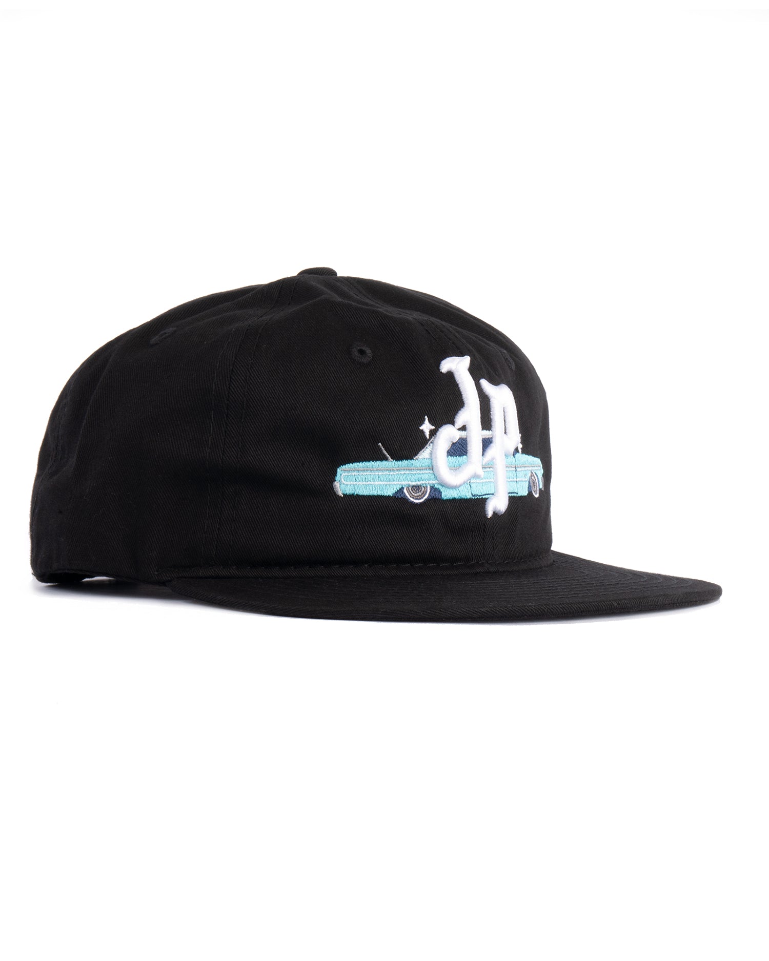 JP Lowrider Unstructured Snapback(Black) – benjie escobar