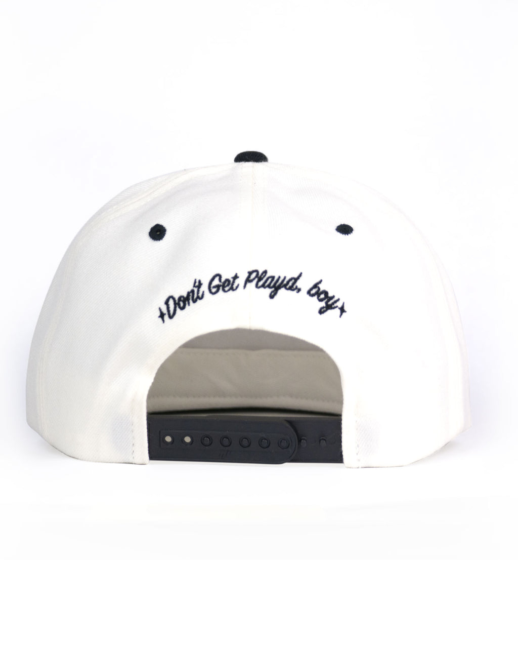 Dont get play'd, snapback cap, Natural and Black
