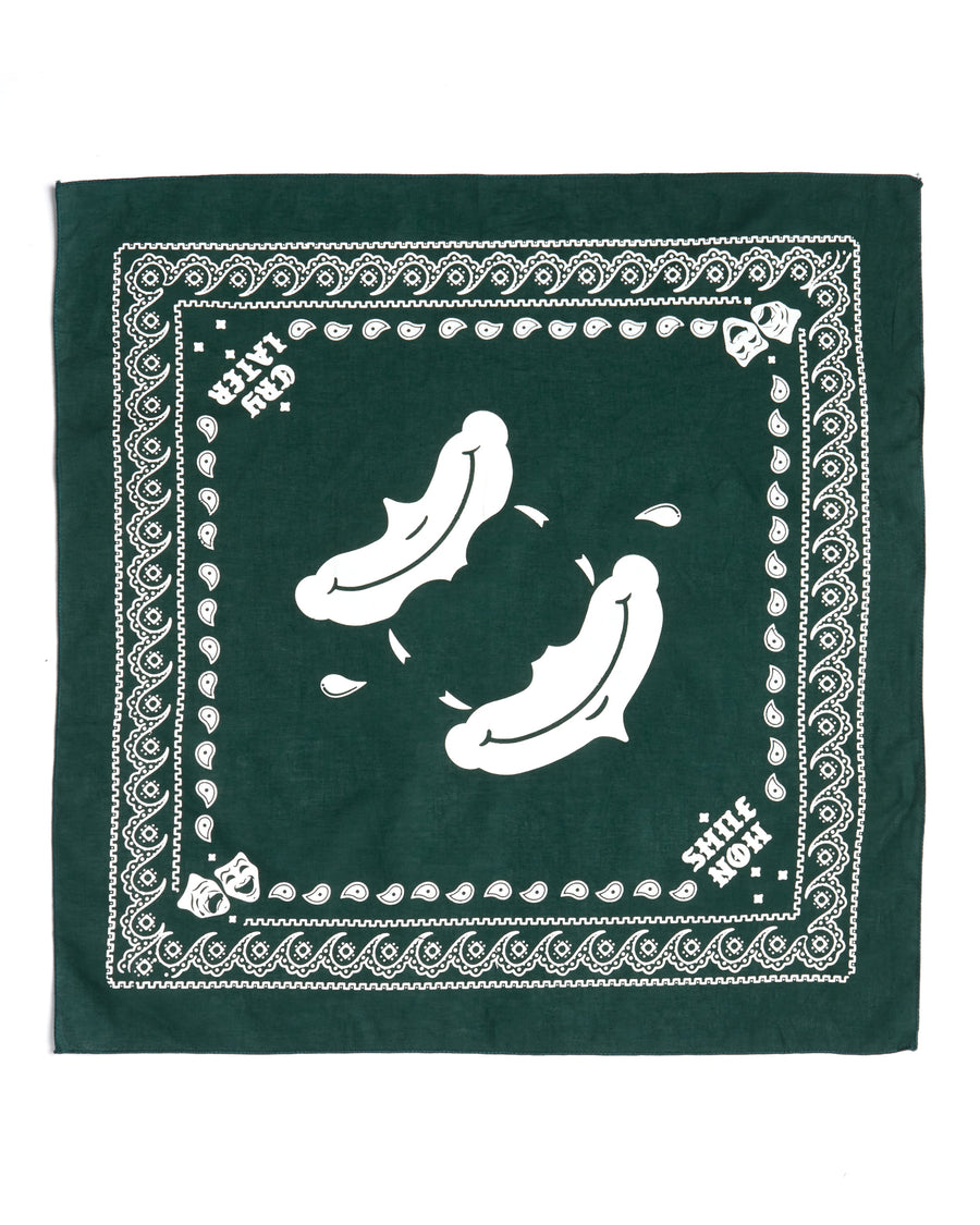 Smile Now Cry Laters Bandana (Green)
