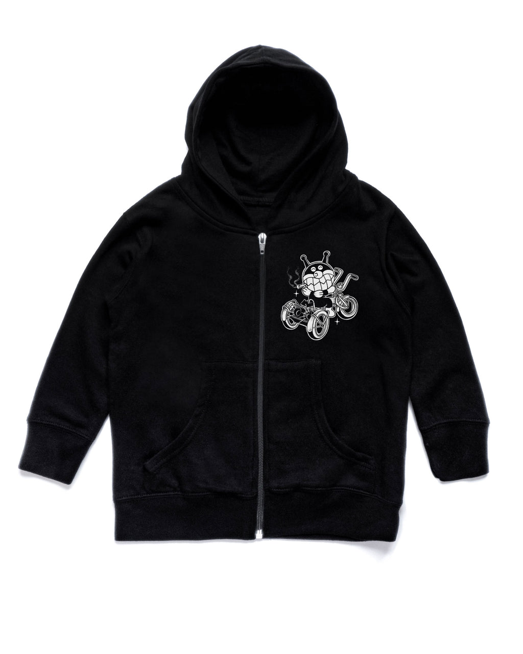 Trike Toddlers Hoodie(Black)