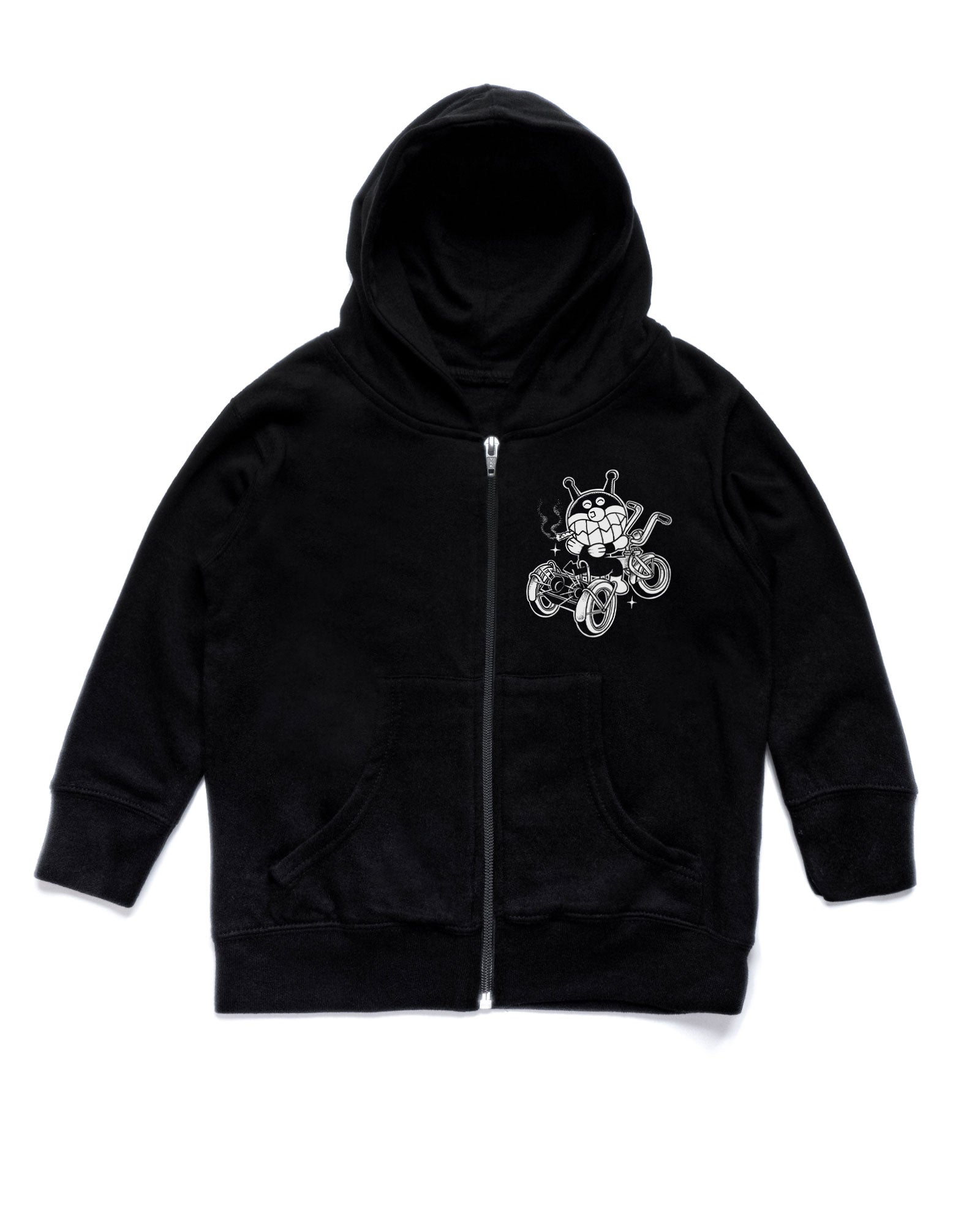 Trike Toddlers Hoodie(Black)