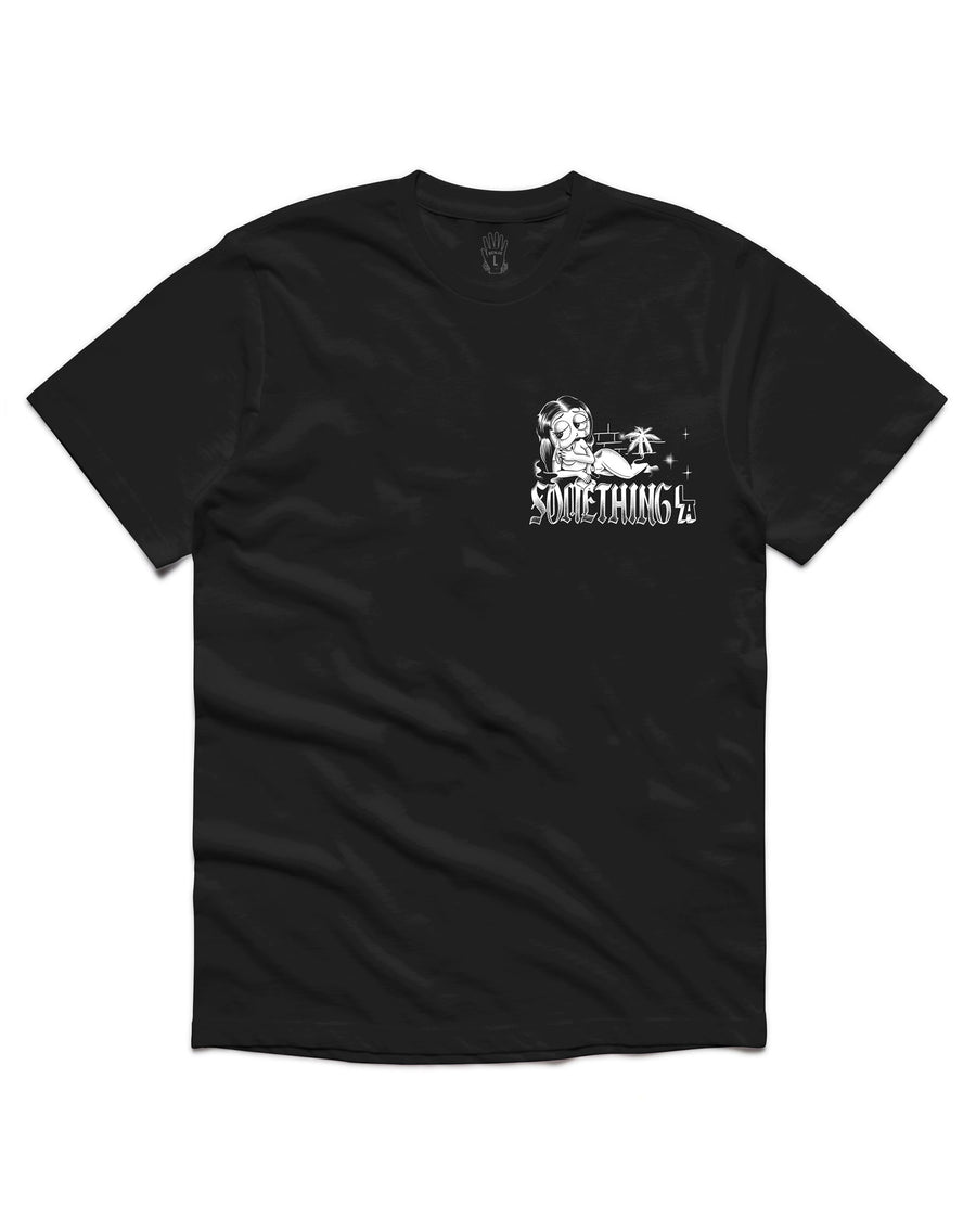 Something LA Characters T-Shirt (Black)