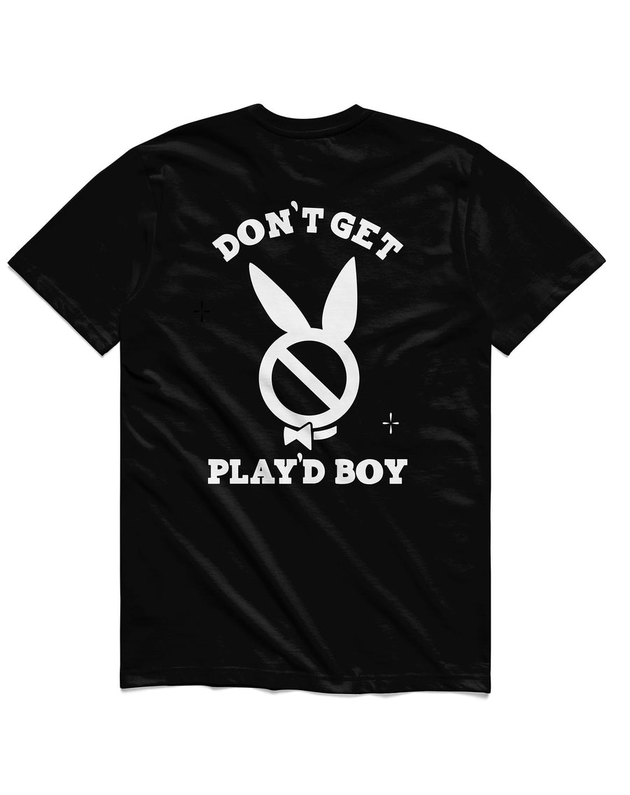 Don't Get Play'dBoy T-Shirt (Black)